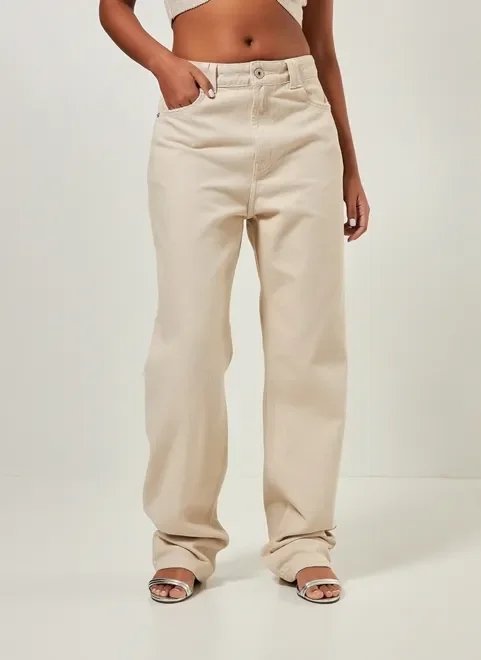 calça boyfriend cintura baixa clara calça boyfriend cintura baixa clara