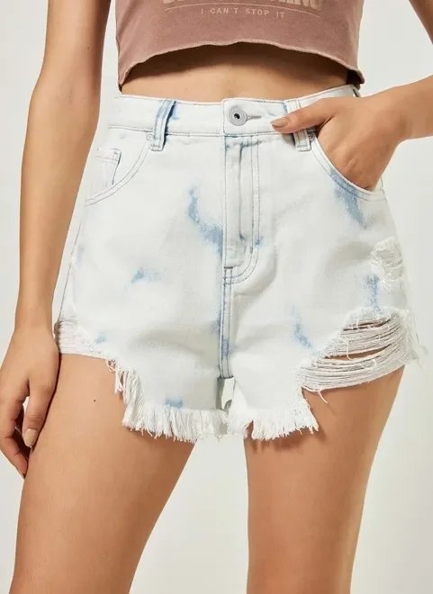 short jeans delave desfiado short jeans delave desfiado