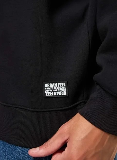 moletom sem capuz oversized preto moletom sem capuz oversized preto