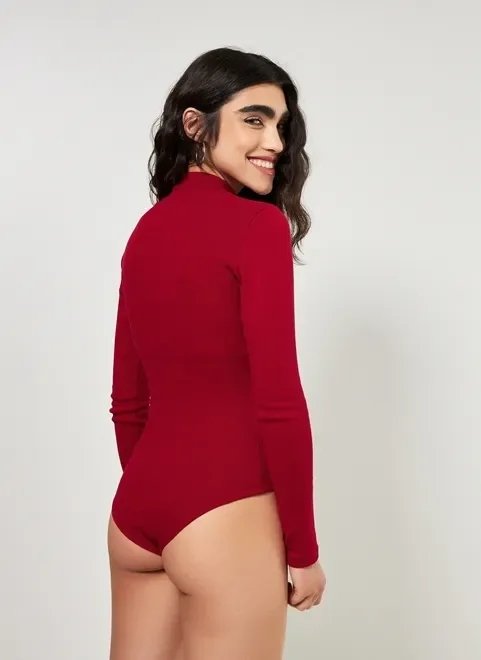 body manga longa com golinha body manga longa com golinha