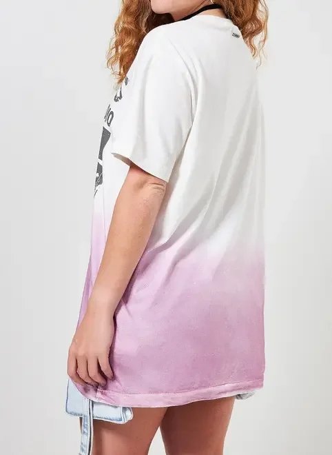 camiseta super oversized ramones degradê camiseta super oversized ramones degradê