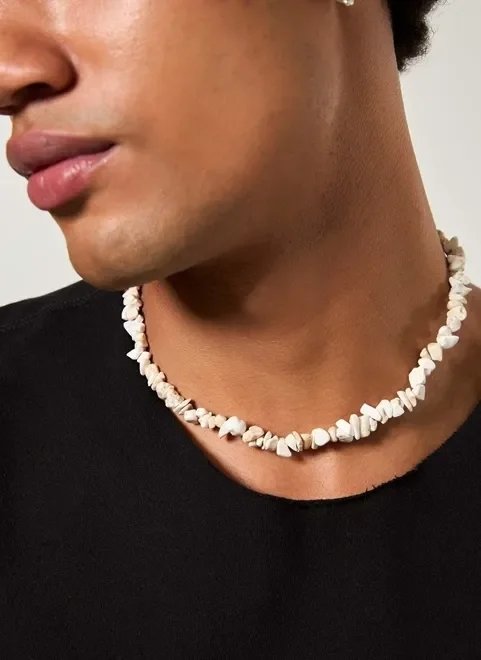 choker cascalhos de madrepérola choker cascalhos de madrepérola