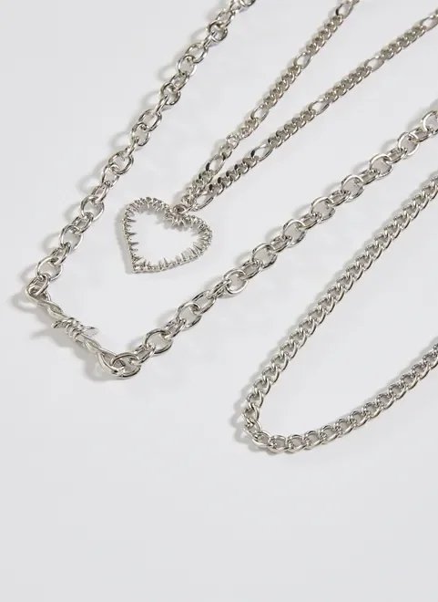 kit colares e chokers coração arame kit colares e chokers coração arame