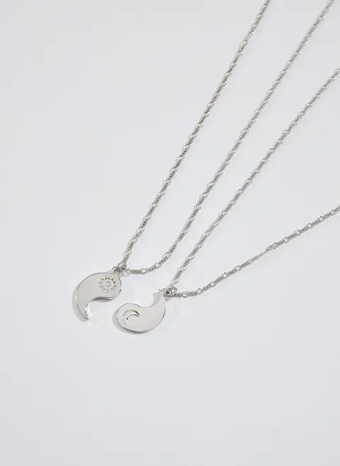 dupla de colares yin-yang dupla de colares yin-yang