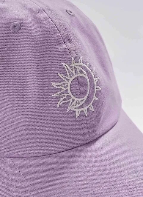 boné lilás sol e lua boné lilás sol e lua