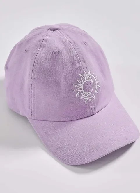 boné lilás sol e lua boné lilás sol e lua