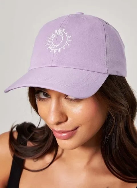 boné lilás sol e lua boné lilás sol e lua