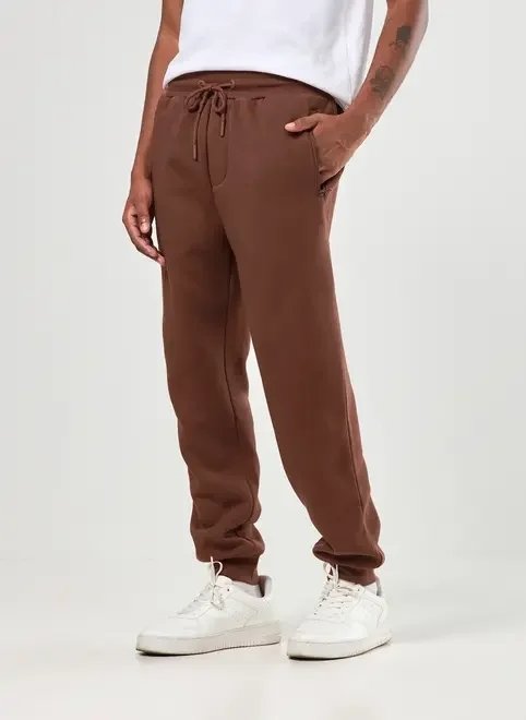 calça de moletom jogger com bolso calça de moletom jogger com bolso