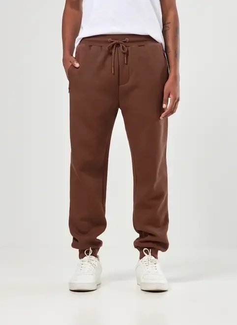 calça de moletom jogger com bolso calça de moletom jogger com bolso