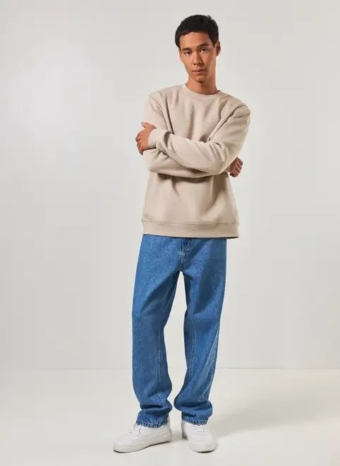 moletom sem capuz moletom sem capuz