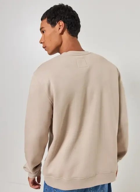 moletom sem capuz moletom sem capuz