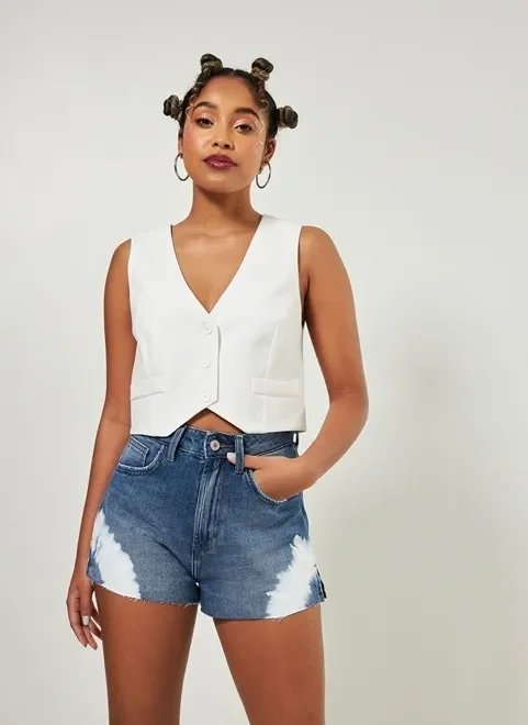 colete de alfaiataria off-white colete de alfaiataria off-white