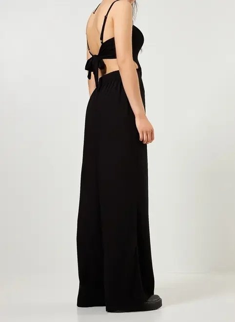 macacão corsetado amarração nas costas macacão corsetado amarração nas costas