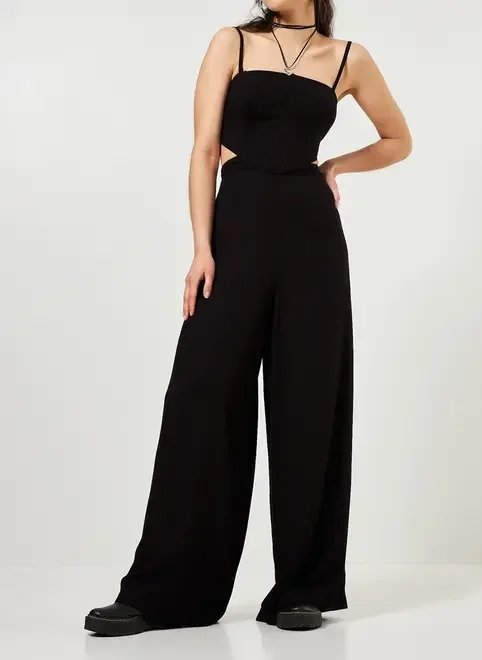 macacão corsetado amarração nas costas macacão corsetado amarração nas costas