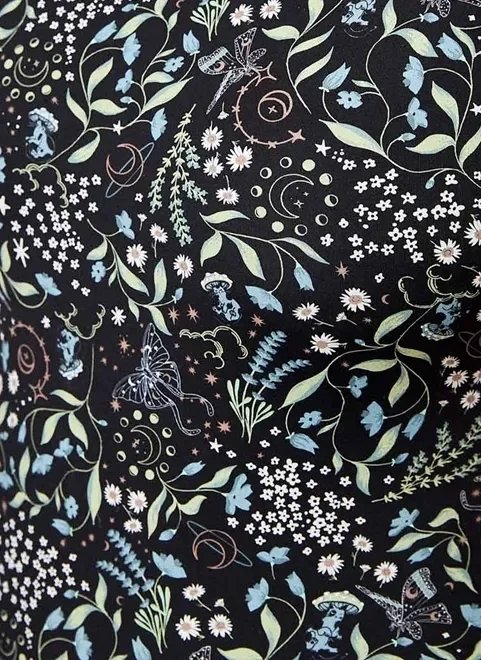 biquíni preto com estampa mística biquíni preto com estampa mística