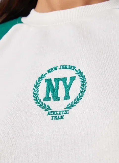 blusa de moletom college blusa de moletom college