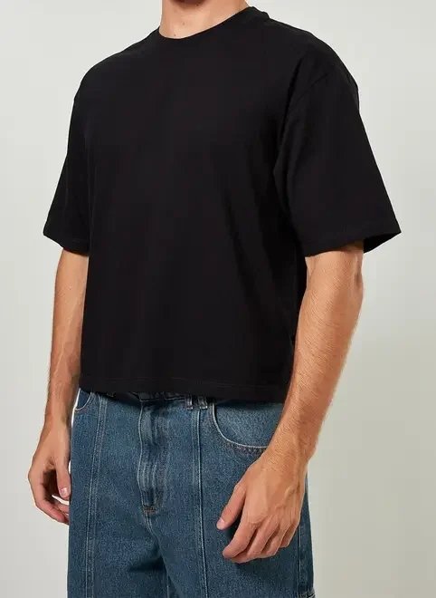 camiseta manga curta cropped camiseta manga curta cropped