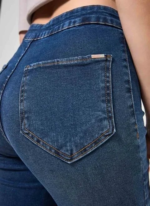 calça jeans skinny básica com elastano calça jeans skinny básica com elastano