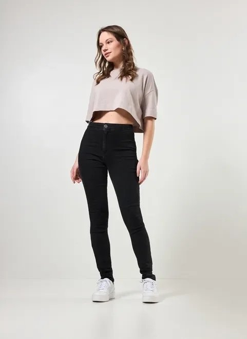 calça jeans skinny básica com elastano calça jeans skinny básica com elastano