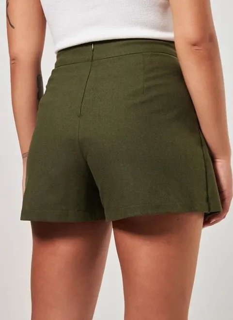 short envelope com linho short envelope com linho