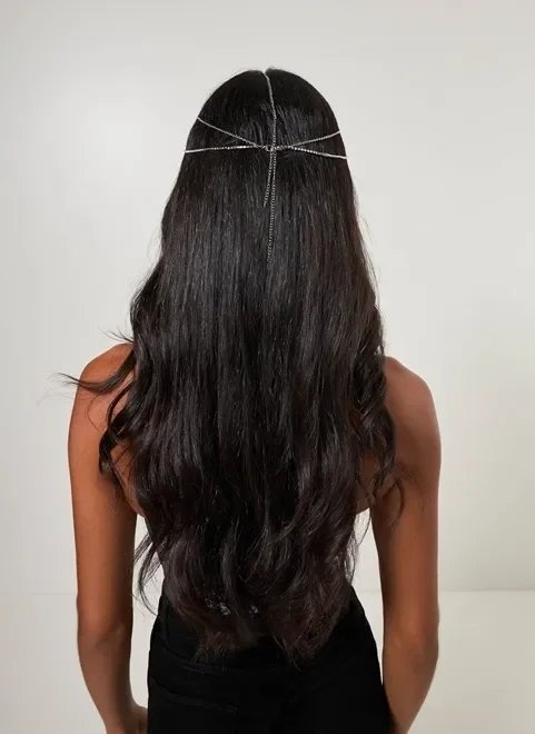 headchain de correntes com strass headchain de correntes com strass