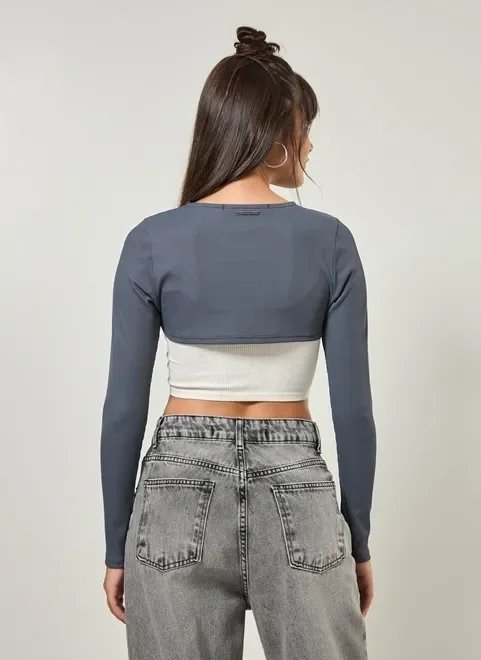 blusa super cropped chumbo blusa super cropped chumbo