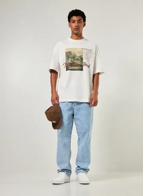 camiseta oversized estonada better days camiseta oversized estonada better days