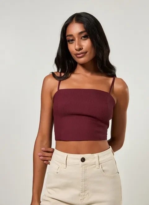 cropped vinho com amarração nas costas cropped vinho com amarração nas costas