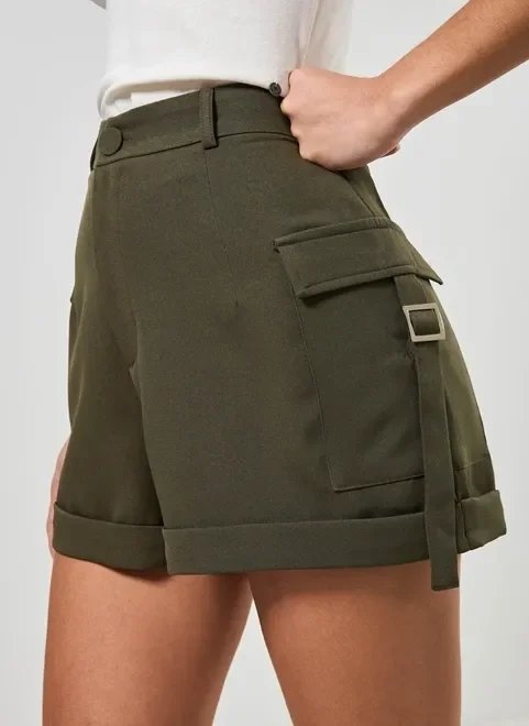 short cargo alfaiataria short cargo alfaiataria