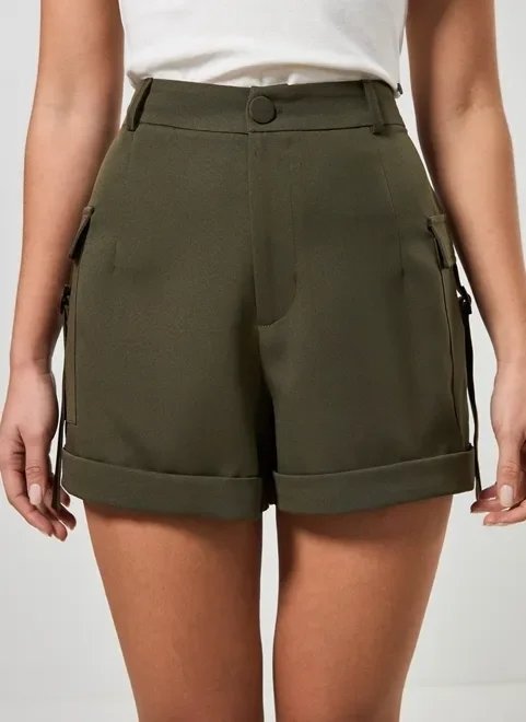short cargo alfaiataria short cargo alfaiataria