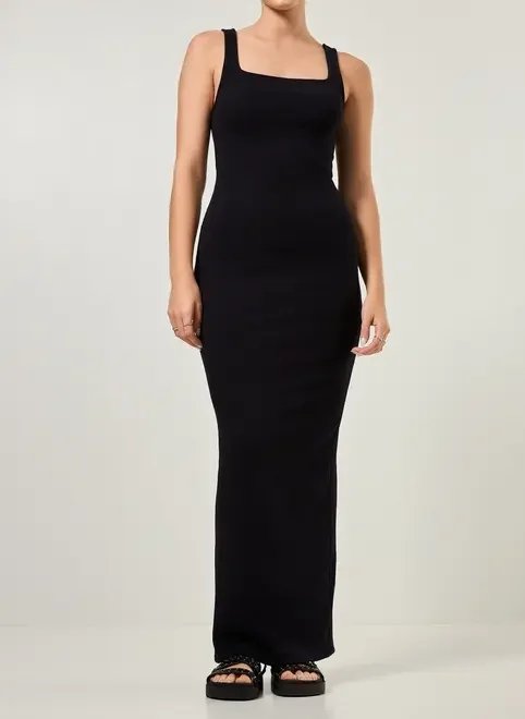 vestido tubinho longo vestido tubinho longo