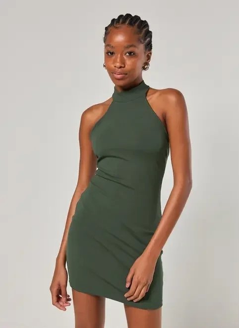 vestido curto com amarração vestido curto com amarração