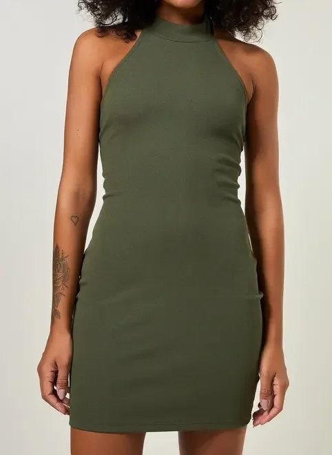 vestido curto com amarração vestido curto com amarração