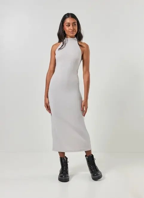 vestido midi frente única texturizado vestido midi frente única texturizado