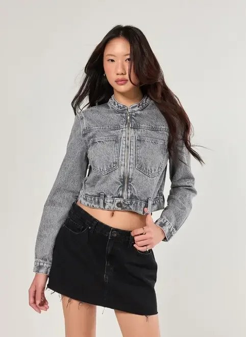 jaqueta jeans biker jaqueta jeans biker