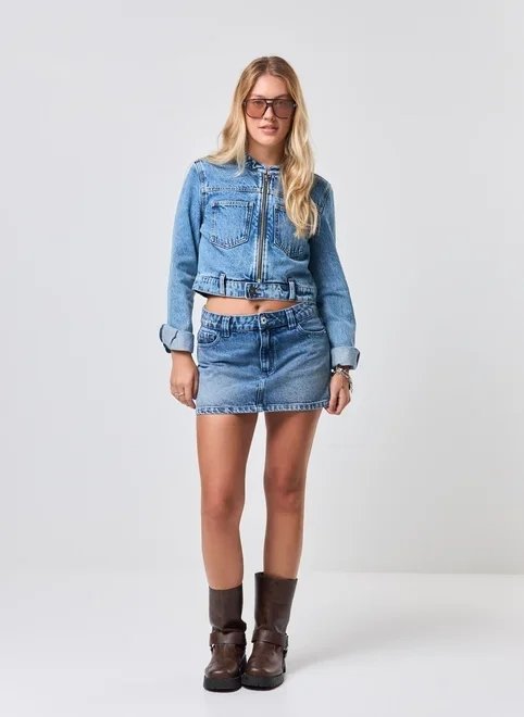 jaqueta jeans biker jaqueta jeans biker