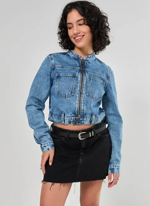 jaqueta jeans biker jaqueta jeans biker