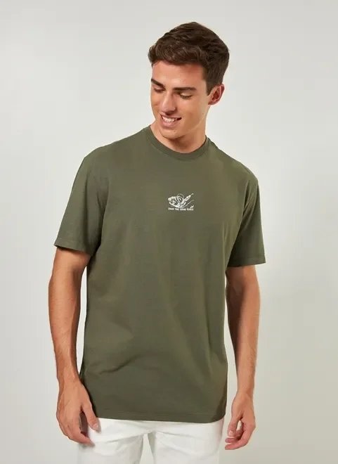camiseta box verde militar estampa camiseta box verde militar estampa