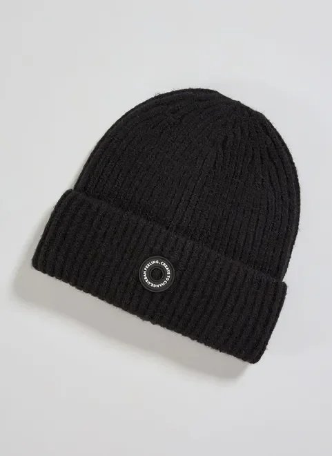 gorro preto com barra dobrada gorro preto com barra dobrada