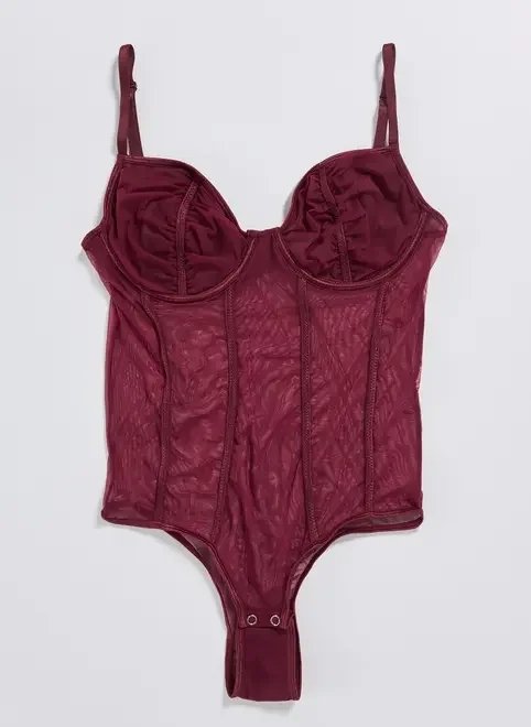 body corselet com transparência body corselet com transparência