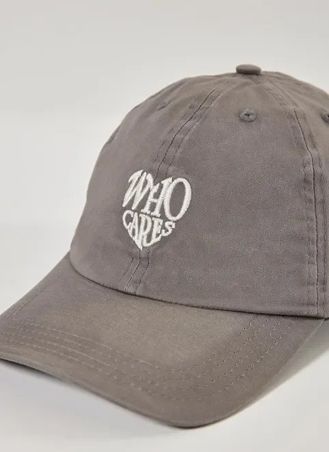 boné cinza who cares boné cinza who cares