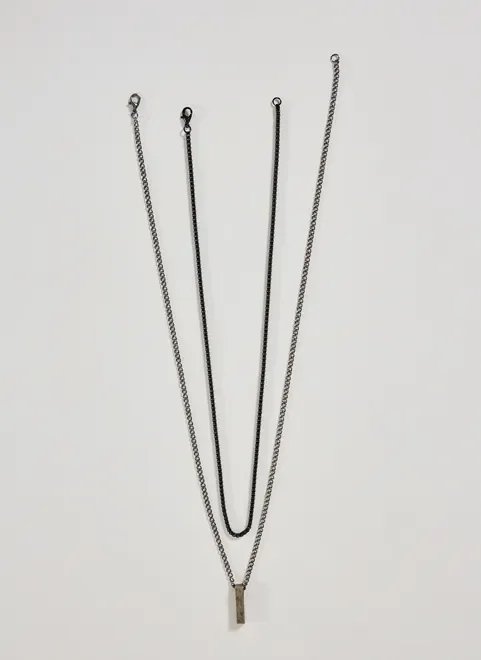 conjunto colares preto e prata velha conjunto colares preto e prata velha