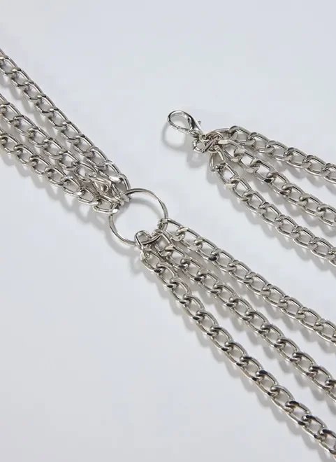 cinto body chain correntes cinto body chain correntes