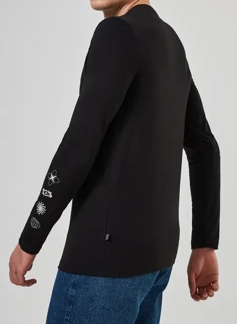 camiseta manga longa desenhos nas mangas camiseta manga longa desenhos nas mangas