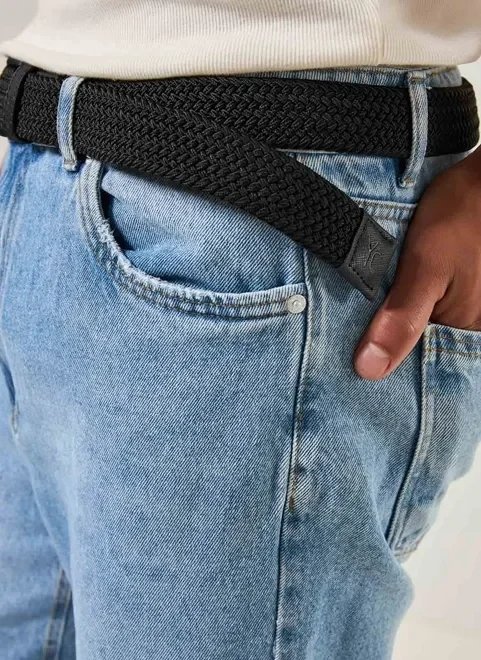 cinto trançado preto cinto trançado preto