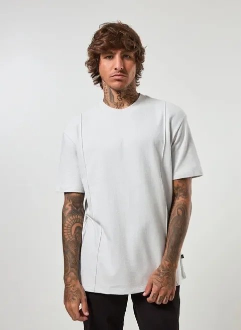 camiseta box atoalhada com costuras camiseta box atoalhada com costuras