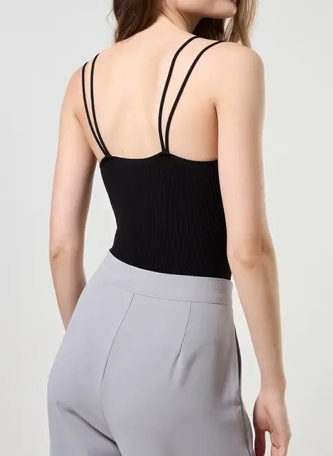 body seamless preto alça dupla body seamless preto alça dupla