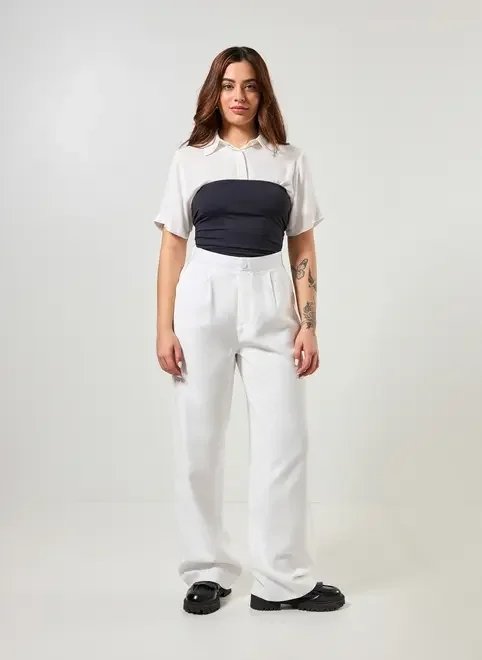 calça alfaiataria com elástico calça alfaiataria com elástico