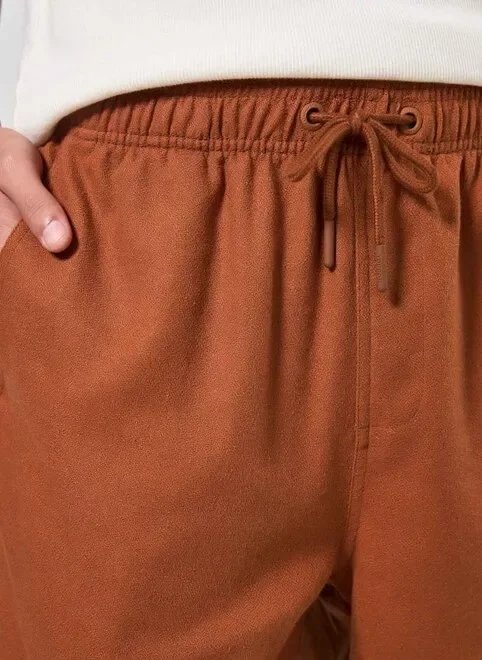 bermuda texturizada linho caramelo bermuda texturizada linho caramelo