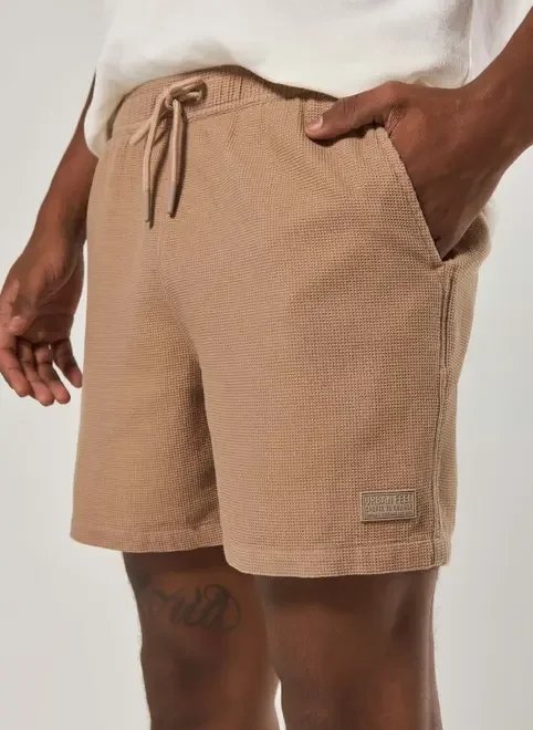 bermuda de tecido texturizado bermuda de tecido texturizado